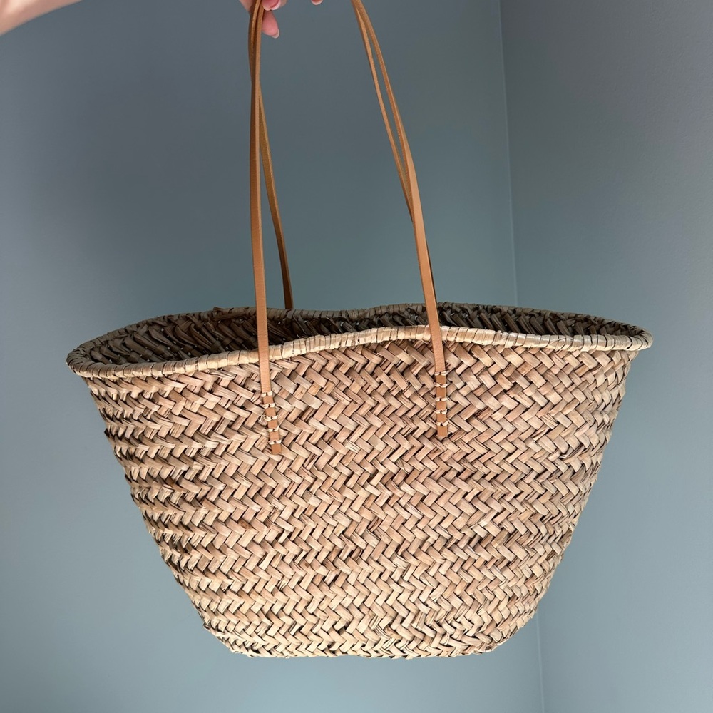 Faherty Sorrento Tote - Straw purse